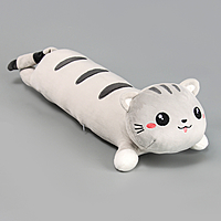 Мягкая игрушка "Кот", 60 см, цвет серый