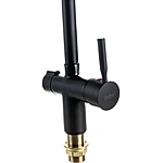 Смеситель для кухни Haiba HB70088-7 под фильтр латунь черный