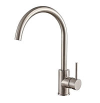 Смеситель для кухни Haiba HB70304-3 гайка нержавеющая сталь