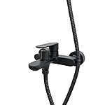 Смеситель для ванны Haiba HB60590-7 короткий излив черный