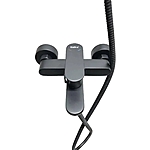 Смеситель для ванны Haiba HB60590-7 короткий излив черный