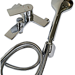 Смеситель для ванны Haiba HB60595 короткий излив хром