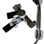 Смеситель для ванны Haiba HB60595 короткий излив хром