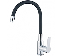 Смеситель для кухни Haiba HB70112-7 гибкий излив черный