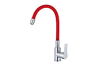 Смеситель для кухни Haiba HB70112-6 гибкий излив красный