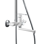 Душевая система Haiba HB24557-8 с изливом белый/хром 