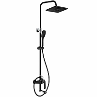 Душевая система Haiba HB24548-7 с изливом черный/хром