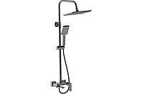 Душевая система Haiba HB24639-3 с изливом оружейная сталь