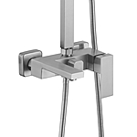 Душевая система Haiba HB24803-2 с изливом нержавеющая сталь