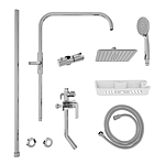 Душевая система AVRORA Logo AV3440 с изливом хром