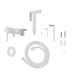 Смеситель гигиенический душ AVRORA Soft AV8001W белый