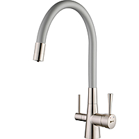 Смеситель для кухни Lemark Comfort LM3075BN-Silver серебро