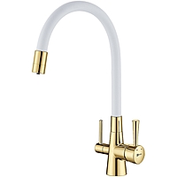 Смеситель для кухни Lemark Comfort LM3075G-White белый