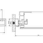 Смеситель для ванны Belz B22613-7 черный