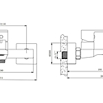 Смеситель для ванны Belz B60613-3 графит