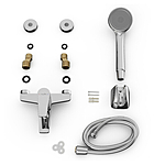 Смеситель для ванны Tokito Toyama TOK-TOY-1014 хром