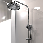 Душевая система Tokito Rain TOK-RAI-1017 с изливом хром