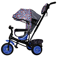 Велосипед трехколесный Vivat1 принт стрелки красный