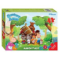 Макси-пазл Буренка Даша контурный 15 элементов