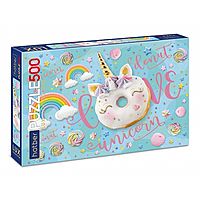Пазл Sweet unicorn Premium 3D фольга 500 элементов