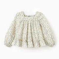 Блузка для девочки MINAKU «Ромашки», цвет молочный, рост 104 см