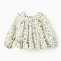 Блузка для девочки MINAKU «Ромашки», цвет молочный, рост 134 см