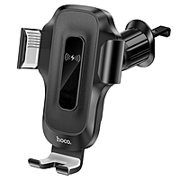 Автомобильный держатель Hoco HW2, беспроводная зарядка, для 4.5-7.0 дюймов, 15 Вт, чёрный