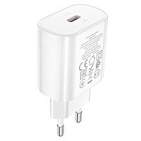 Сетевое зарядное устройство Hoco N22, 1 Type-C, 25 Вт, PD + QC, белое