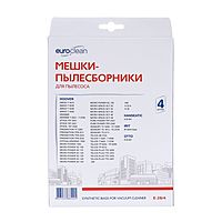 Мешок-пылесборник E-28/4  Euroclean синтетические для пылесоса, 4 шт