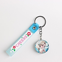 Брелок "Девушка в цветах", 3.5 х 14 см