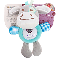 Подвеска на кроватку и коляску «Бычок», музыкальная, свет