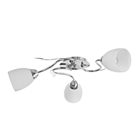 Люстра "Джил" 3х60Вт Е27 Хром 58х58х22см