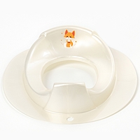 Накладка на унитаз детская "Лисенок", цвет белый, С817БЕЛ