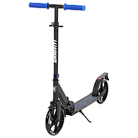 Самокат городской GRAFFITI City 200, складной, алюминиевый, колеса PU 200 мм, ABEC 7 Carbon