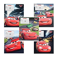 Комплект тетрадей из 20 шт, Тачки, 12 листов, 10 клет. и 10 лин.