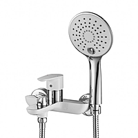Смеситель для ванны GROSS AQUA Space White Chrome 2515288СW