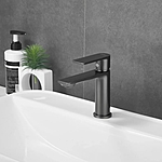 Смеситель для раковины Haiba HB10639-3 оружейная сталь