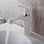 Смеситель для раковины Haiba HB10804 белый/хром