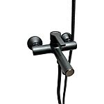 Смеситель для ванны Haiba HB60652-7 короткий излив черный