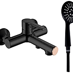 Смеситель для ванны Haiba HB60652-7 короткий излив черный