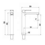 Смеситель для раковины Lemark Plus Grace LM1509C хром