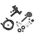 Смеситель для ванны Fashun A53001-7 короткий излив черный