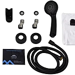 Смеситель для ванны Fashun A3286-7 короткий излив черный