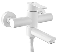 Смеситель для ванны Fashun A53001-8 короткий излив белый