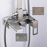 Душевая система Fashun A52417 с изливом сатин