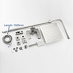 Душевая система Fashun A52417 с изливом сатин