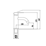 Смеситель для раковины Fmark FS8201H черный