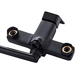 Смеситель для ванны Ledeme L2280B длинным изливом черный