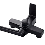 Смеситель для ванны Ledeme L2278U длинный излив графит