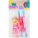 Пупс с коляской Miss Kapriz MK2320K-GC в пакете